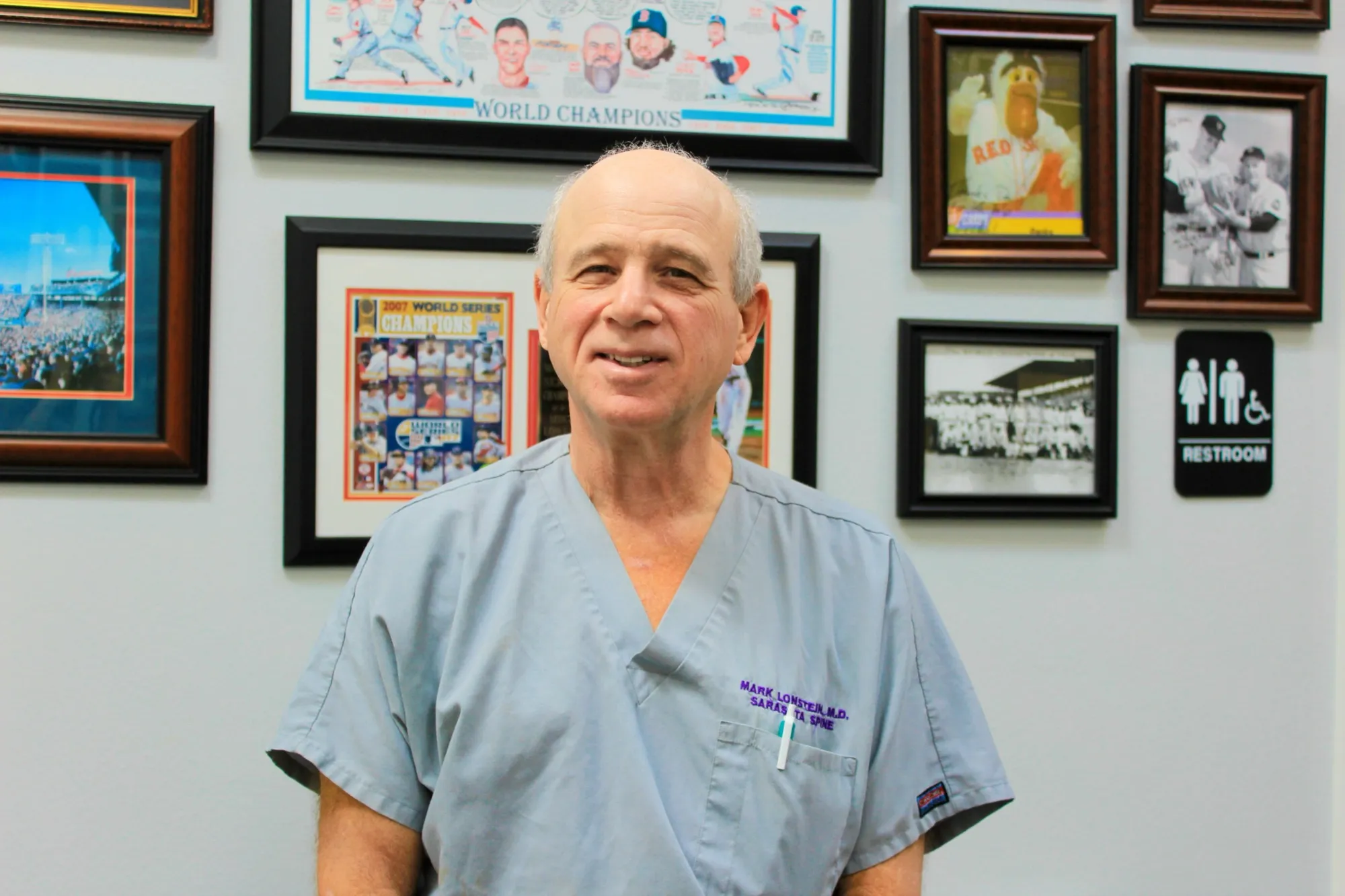 Dr. Mark Lonstein in his office